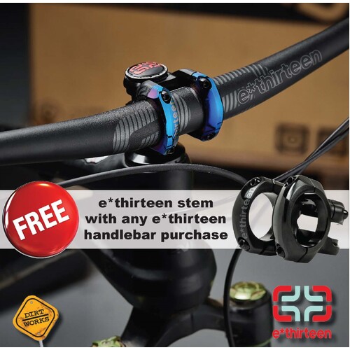 Plus 35 Handlebar | 800mm Wide | 35mm Rise | 9/5 Sweep | Black (HA1UPA-101) (CTN10)